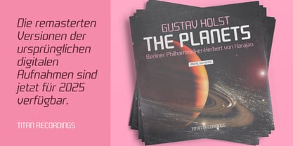 Titan OT Font Poster 4